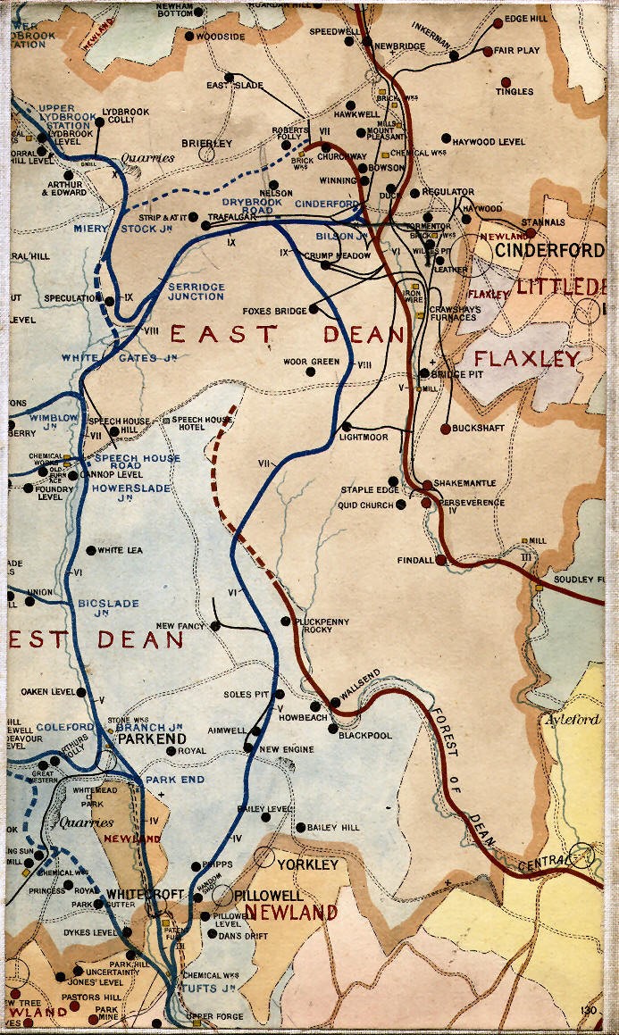 forest of dean colliery map